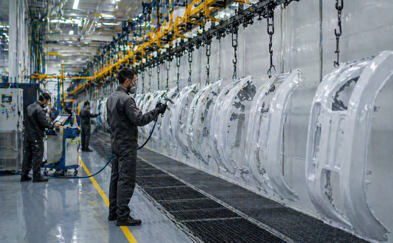 VKS Pintura Líquida · Pintura Líquida Industrial de Alta Gama para Piezas de Plástico en Huesca